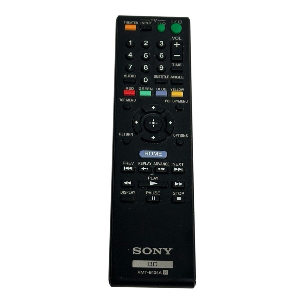 Sony BD Replacement Remote Control RMT-B104A Blu Ray Disc Player
